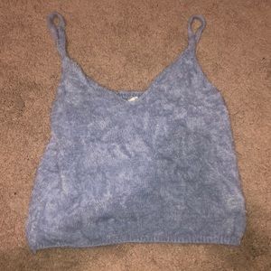 Fuzzy tank top